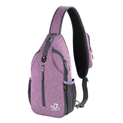 Crossbody Sling Bag Daypack Purple