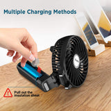 Mini Handheld Fan w/ Rechargeable Battery