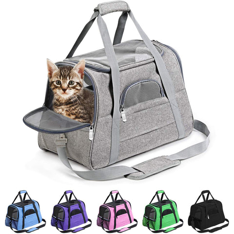 Pet Carrier Airline Approved Medium Grey