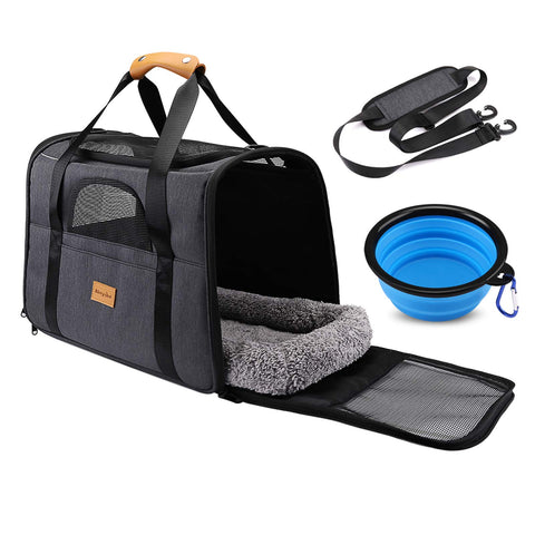 Portable Folding Pet Bag  Black