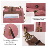 Canvas Sling Bag - Canvas-rust Red