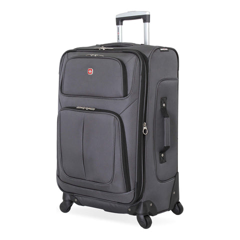 Expandable Luggage 25 Inch Dark Grey