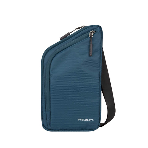 Travelon: World Travel Essentials Slim Crossbody Bag One Size Peacock Teal